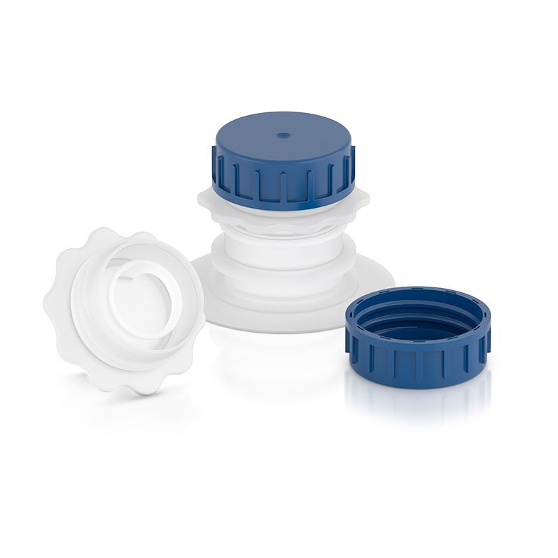 SCREW CAP BLUE, ADAPTER NATURAL